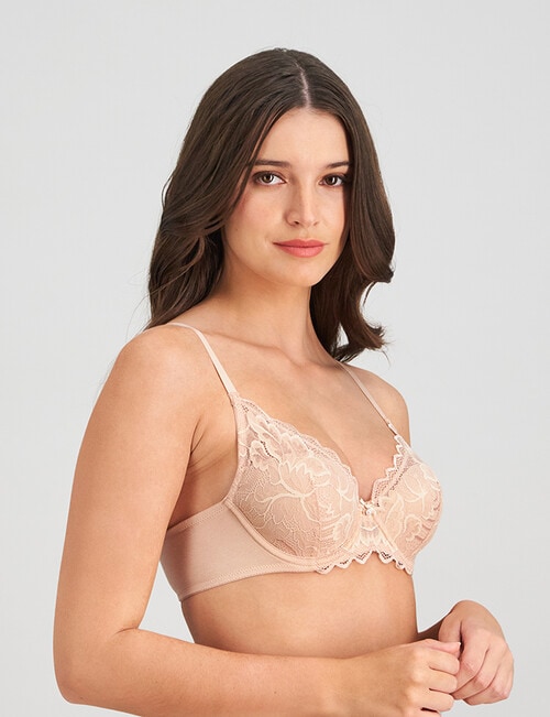 Bendon Embrace Full Coverge Contour Bra, Latte, A-DD product photo View 03 L