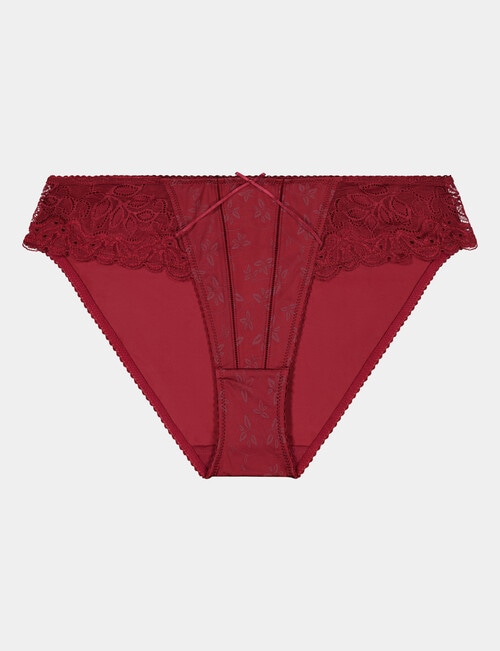 Bendon Yvette Bikini Brief, Tibetan Red, S-XL product photo View 04 L