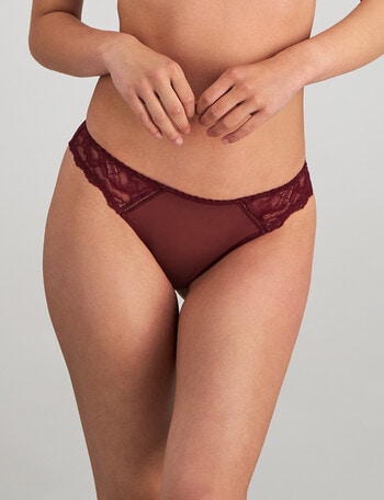 Me By Bendon Embrace Me Thong, Windsor Red, S-XL product photo