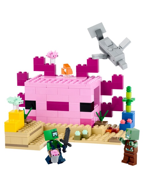 LEGO Minecraft The Axolotl House, 21247 product photo View 03 L