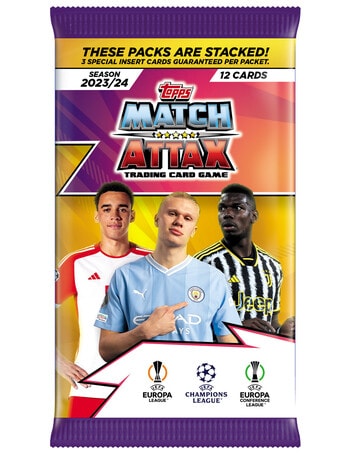 Cards Uefa Match Attax Champions League 2023/4, Assorted product photo