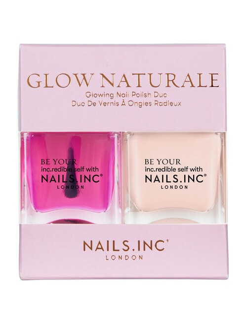 Nails Inc Glow Naturale Nail Polish Duo product photo