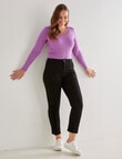 North South Merino Merino Long Sleeve Scoop Neck Top, Lilac product photo View 03 S
