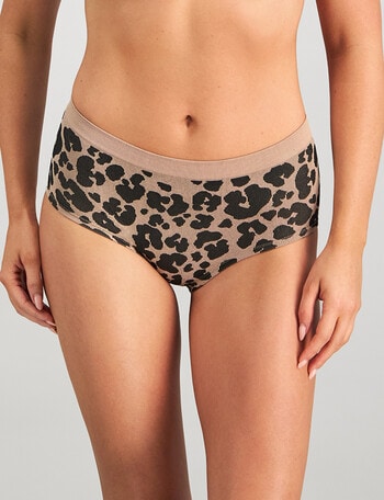 Bendon Seamless High Rise Brief, Leopard Lover, XS-2XL product photo