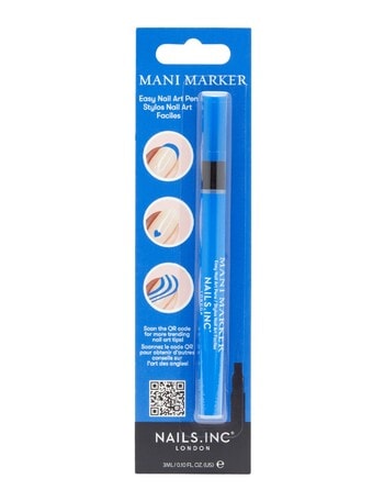 Nails Inc Mani Marker Nail Art Pen, Blue product photo