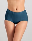Bendon Body Cotton Trouser Brief, 2-Pack, Med Blue & Ink, S-XL product photo