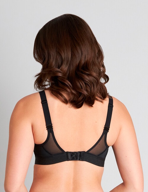 Bendon Sport Breathe Underwire Bra, Black, B-E product photo View 02 L