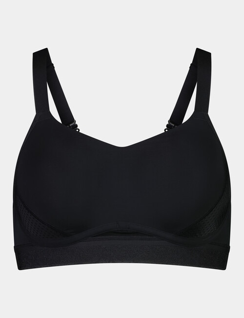Bendon Sport Breathe Underwire Bra, Black, B-E product photo View 04 L