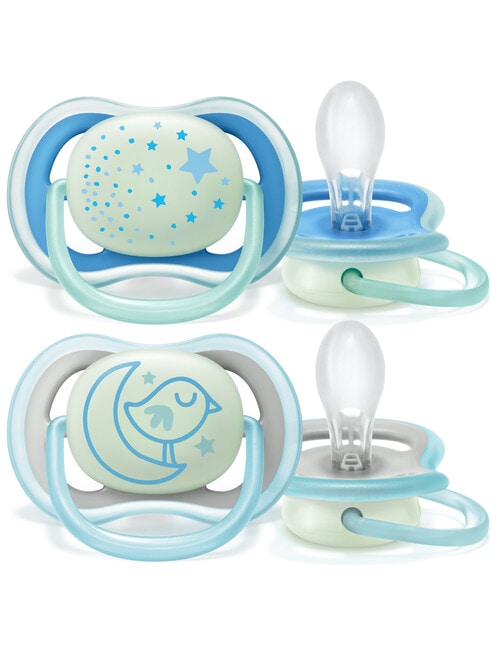 Avent Ultra Air Night Soother, 6-18m, 2-Pack, Assorted product photo View 03 L