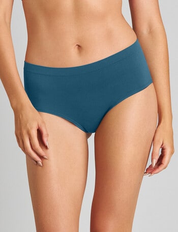 Bendon Seamless High Rise Brief, Ink Blue, XS-2XL product photo