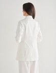 Ella J Relaxed Blazer, Ivory product photo View 02 S