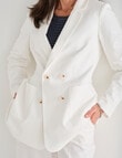Ella J Relaxed Blazer, Ivory product photo View 05 S