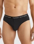 Tommy Hilfiger Brief, 3-Pack, Black, Grey & White product photo View 02 S