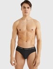 Tommy Hilfiger Brief, 3-Pack, Black, Grey & White product photo View 04 S