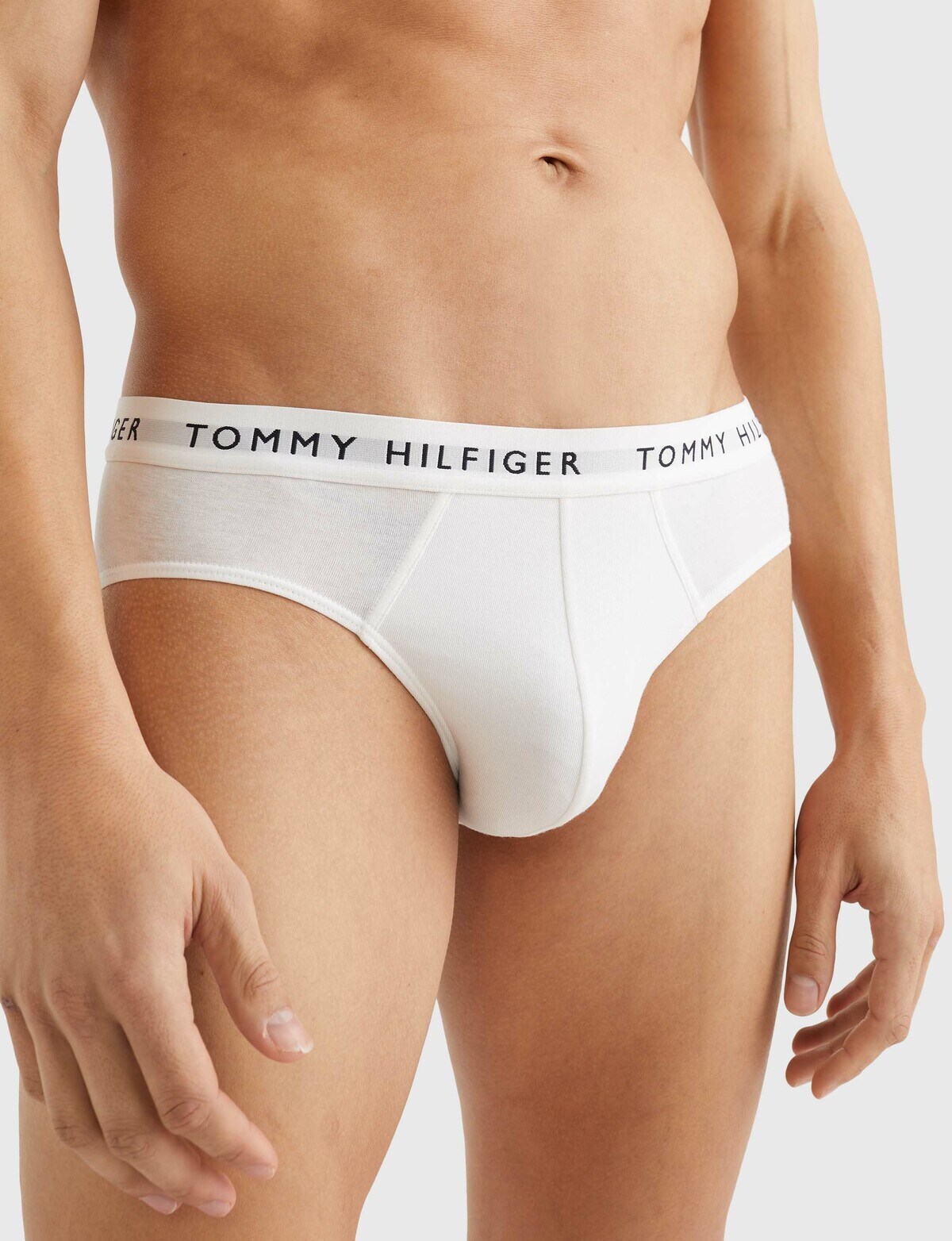 Tommy Hilfiger Brief, 3-Pack, Black, Grey & White - Underwear