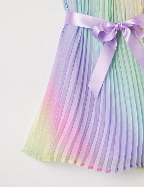 Mac & Ellie Formal Pleated A-Line Dress, Ombre product photo View 03 L