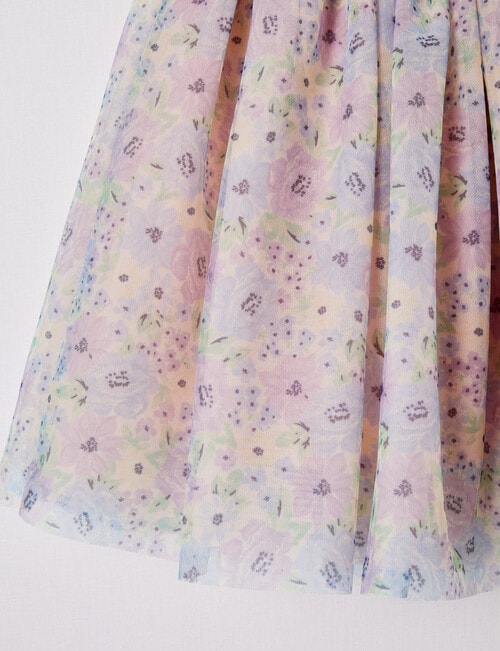Mac & Ellie Tulle Floral Skirt, Dusky Pink product photo View 02 L
