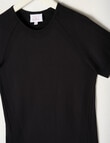 SUPERFIT GIRL Seamfree Power Tee, Black product photo View 03 S