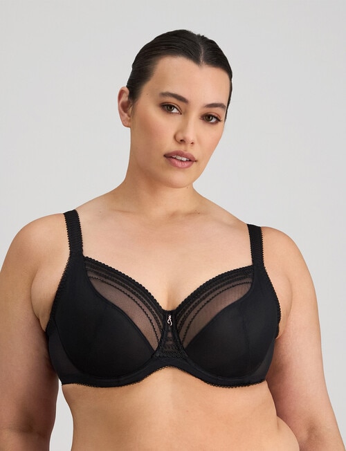 Fayreform Faithful Underwire Bra, Black, DD-J product photo
