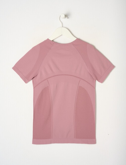 SUPERFIT GIRL Seamfree Power Tee, Grape product photo View 02 L