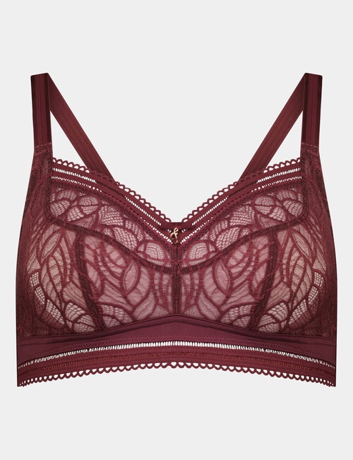 Fayreform Mysterious Wirefree Bra, Windsor Wine, D-F product photo View 04 L