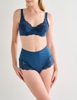 Lyric Dawn Lace Full Brief, Navy Teal, 14-26 product photo View 03 S