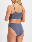 Jockey Woman Skimmies Bikini Brief, Powell Blue, 8-10, 18-20 product photo View 03 S
