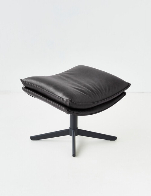 LUCA Furniture Kingston Leather Footstool product photo
