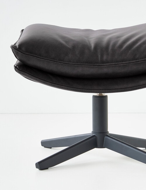 LUCA Furniture Kingston Leather Footstool product photo View 03 L