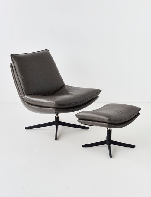 LUCA Furniture Kingston Leather Footstool product photo View 08 L