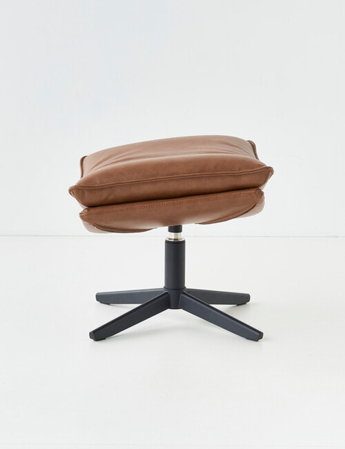 LUCA Furniture Kingston Leather Footstool product photo View 05 L