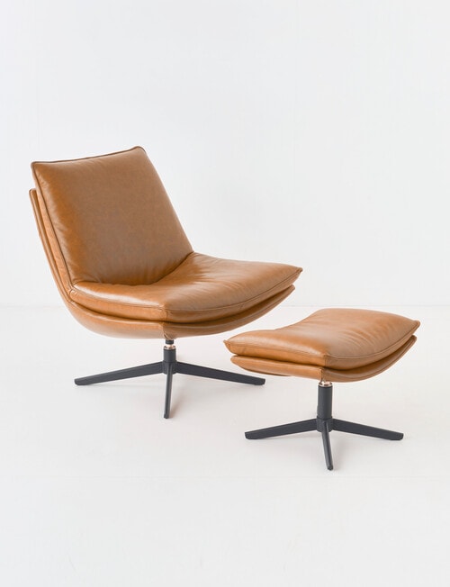 LUCA Furniture Kingston Leather Footstool product photo View 08 L