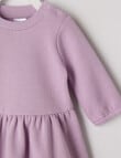Teeny Weeny Tabitha Mouse Items Fleece Dress, Lilac product photo View 02 S