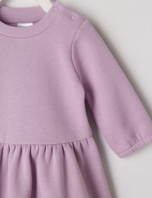 Teeny Weeny Tabitha Mouse Items Fleece Dress, Lilac product photo View 02 L