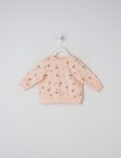 Teeny Weeny Forest Fleece Sweatshirt, Pink product photo