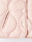 Teeny Weeny Tabitha Mouse Padded Jacket, Pink product photo View 02 S