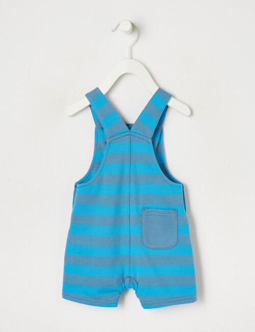 Teeny Weeny Stripe Shortall, Diesel Blue product photo View 02 L