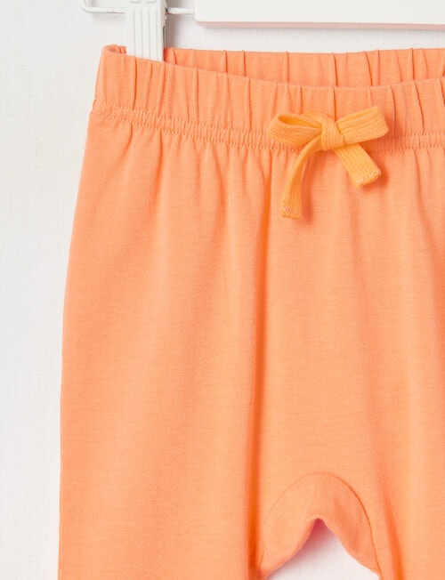Teeny Weeny Knit Pant, Orange Sorbet product photo View 02 L