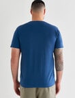 Chisel Ultimate Crew Tee, Denim product photo View 02 S