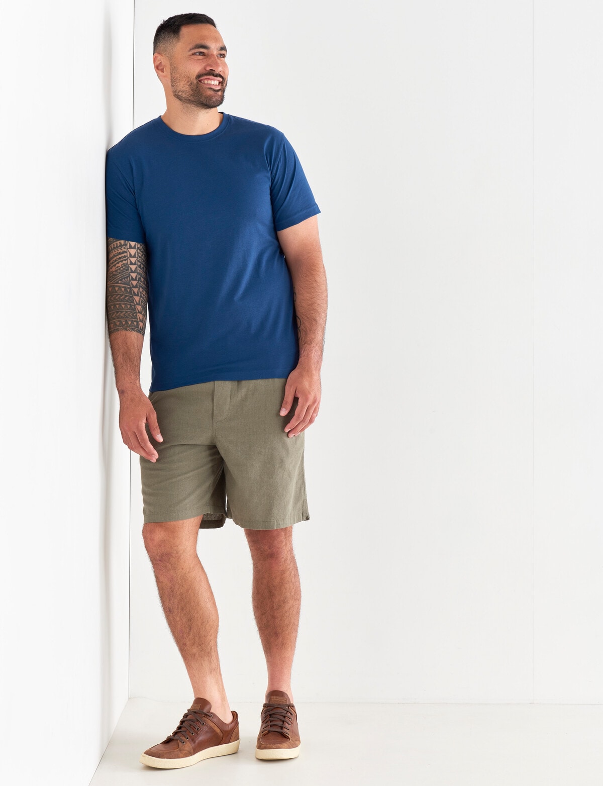 Chisel Ultimate Crew Tee, Denim - T-shirts, Singlets & Polos
