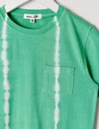 Mac & Ellie Tie Dye Short Sleeve Tee, Green product photo View 02 S