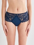 Lyric Sienna Lace Full Brief, Navy Teal, 8-18 product photo