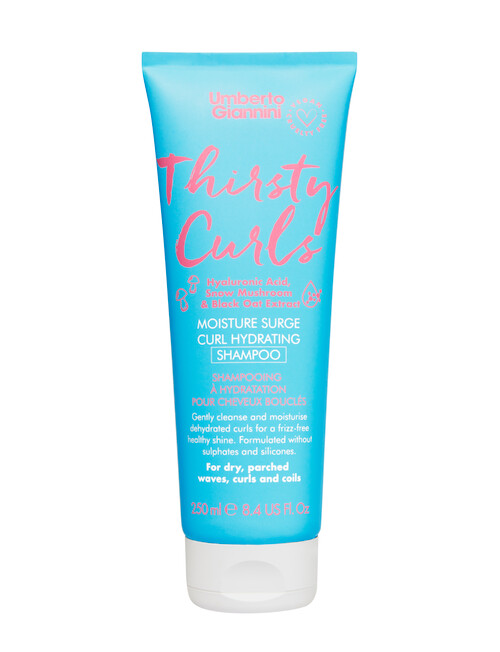 Umberto Giannini Thirsty Curls Hydrating Shampoo, 250ml product photo