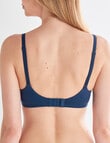 Lyric Wirefree Bra, Navy Teal, A-D product photo View 02 S