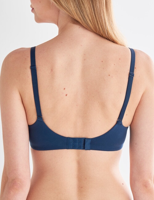 Lyric Wirefree Bra, Navy Teal, A-D product photo View 02 L