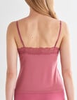 Lyric Chanice Lace Cami Top, Rose Gold, 8-20 product photo View 02 S