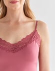 Lyric Chanice Lace Cami Top, Rose Gold, 8-20 product photo View 04 S