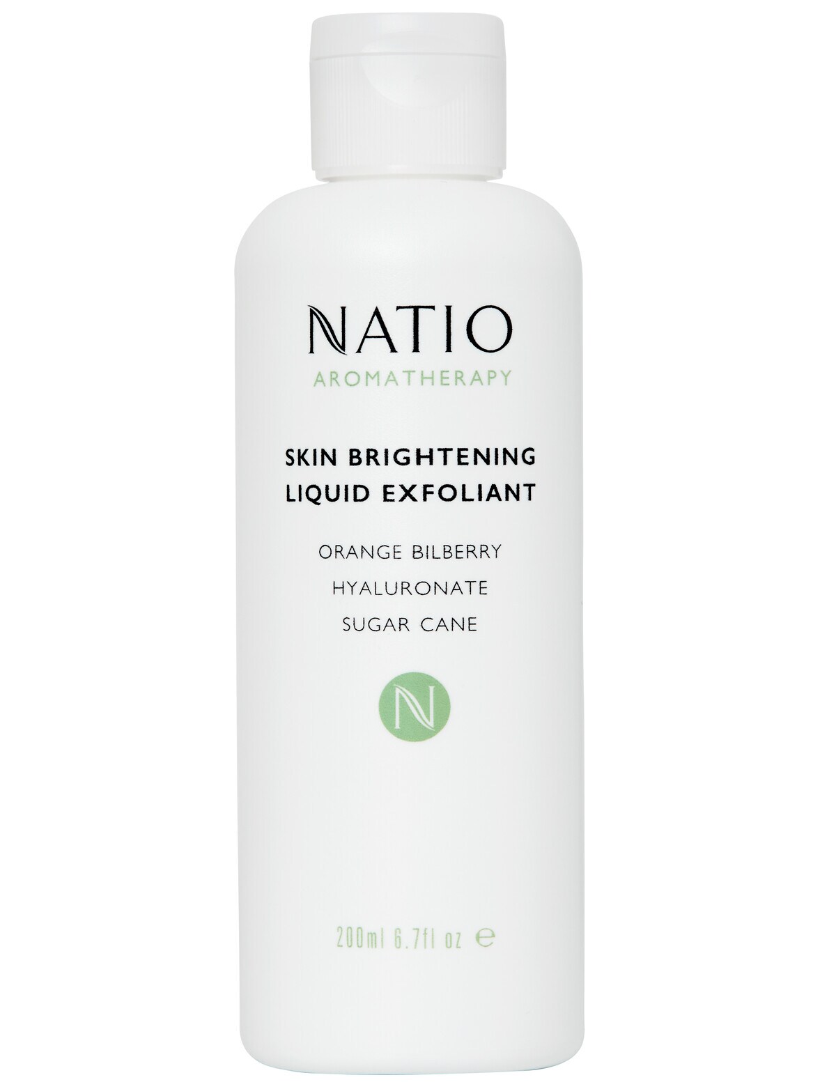 Natio Skin Brightening Liquid Exfoliant, 200ml Exfoliators