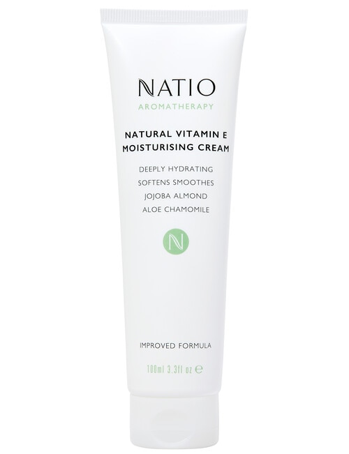 Natio Natural Vitamin E Moisturising Cream, 100ml product photo