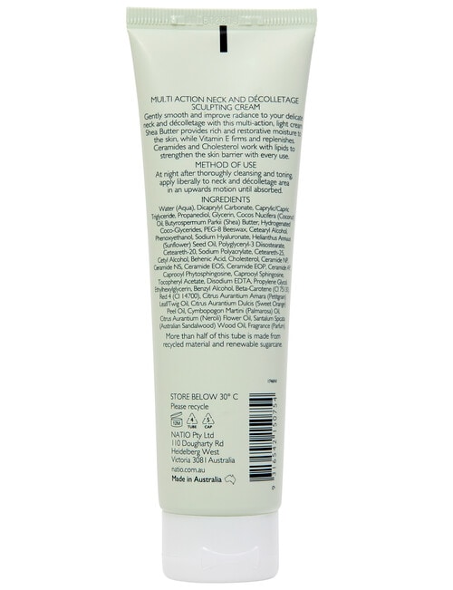 Natio Multi Action Neck & Decolletage Sculpting Cream, 100gm product photo View 02 L